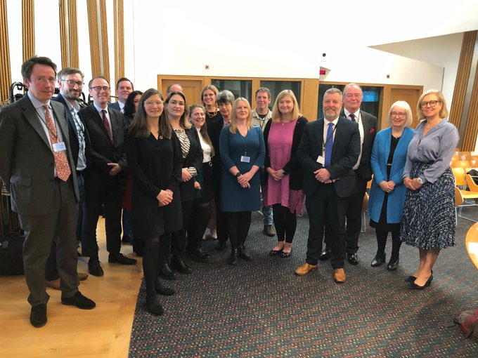Members of the Committee with stakeholder representatives at the inshore fisheries roundtable session.