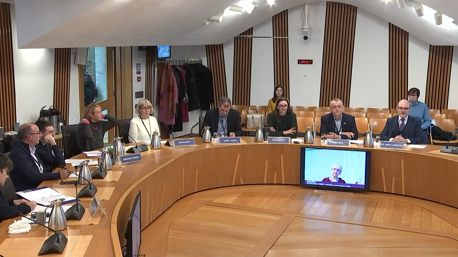 Photo of witness panel on 26 November 2024